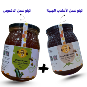 1K عسل الأعشاب الجبيلة+1K عسل الدغموس
